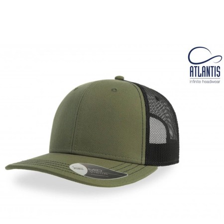 Καπέλο με δίχτυ (Alt SONIC) λαδί-μαύρο